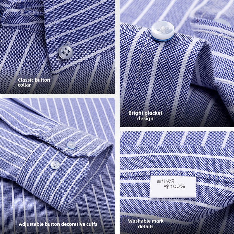 %100 Pamuk Nefes Alabilen Erke - Oxford Cotton Casual Shirt Business incelemesi ve fiyatı