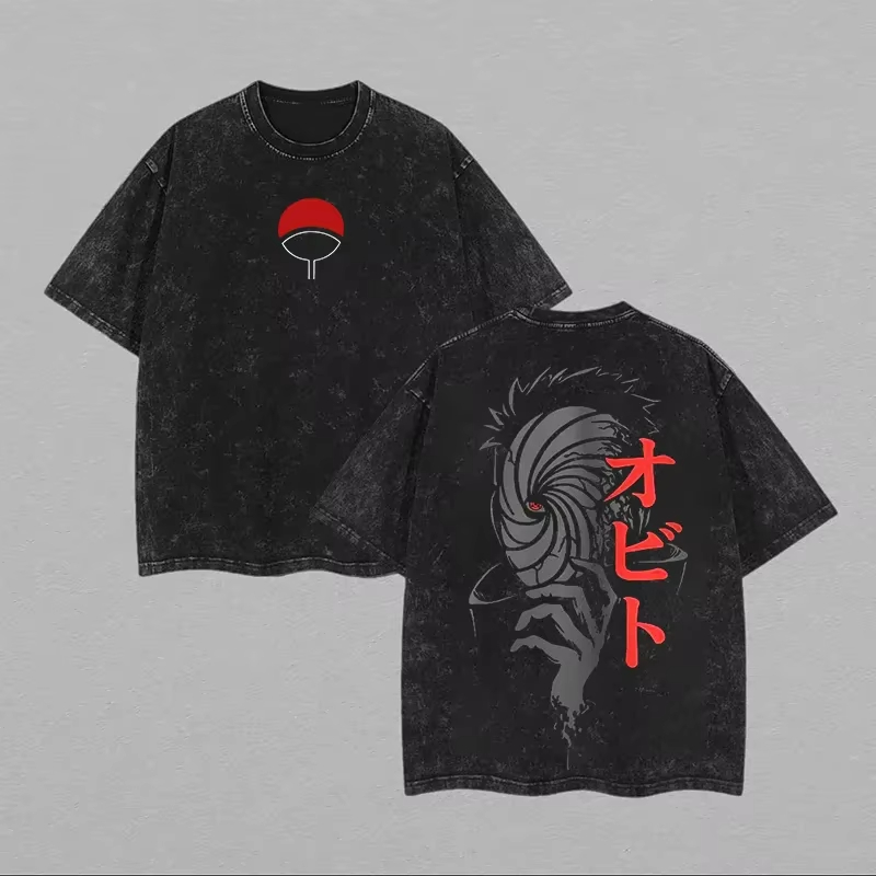 Naruto Obito Uchiha T Shirt Ma - Acid Wash Vintage Graphic T Shirt incelemesi ve fiyatı