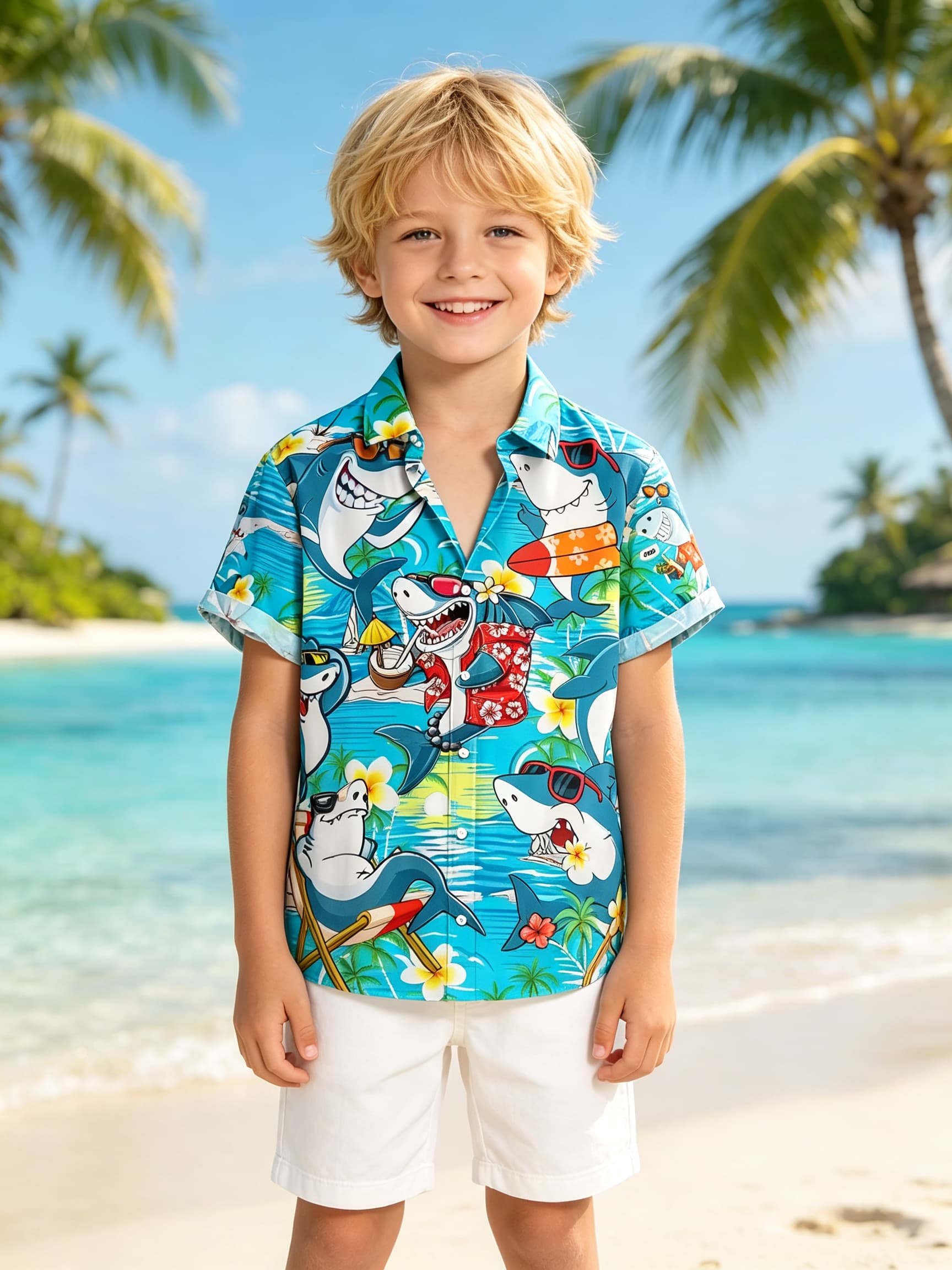 Erkekler, Kadınlar, Çocuklar i - Vintage Hawaiian Floral Shirt incelemesi ve fiyatı